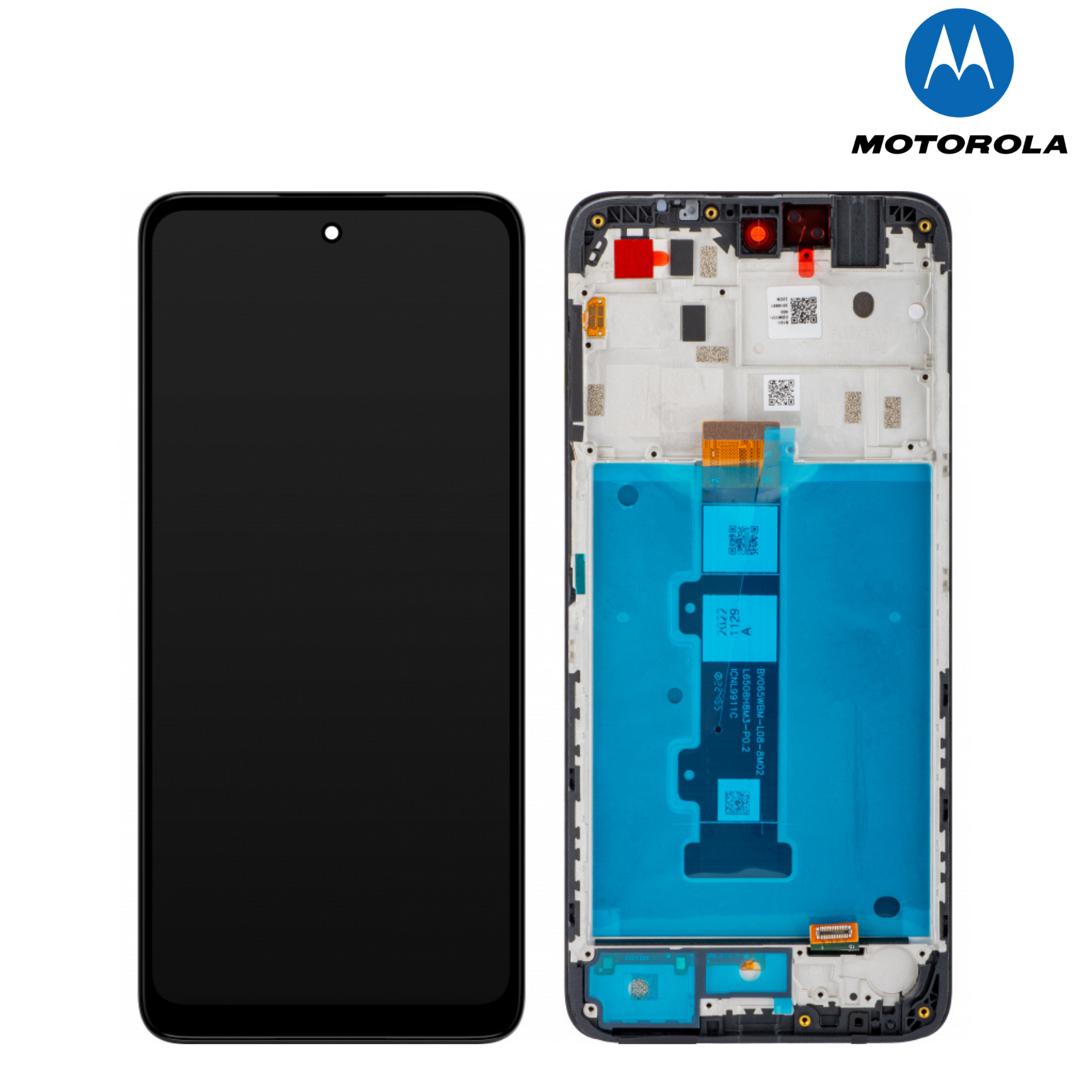 Motorola Edge 20 Lite Black Service Pack LCD